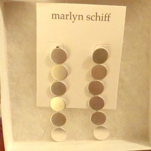 Brand new, never worn silver dangling earrings